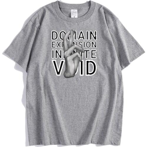 Gojo Satoru Domain Expansion Printed Mens Tee Shirt Street Slim T-Shirts Sport Comfortable T Shirt Style Soft Male Tees Shirt