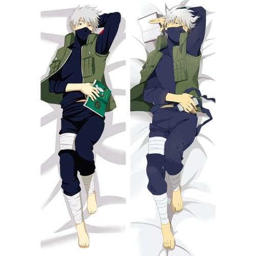 Anime Hatake Kakashi Uchiha Sasuke Dakimakura Cover Otaku Hugging Body Pillow Cover 2WAY Peachskin Bedding Printed Pillowcase