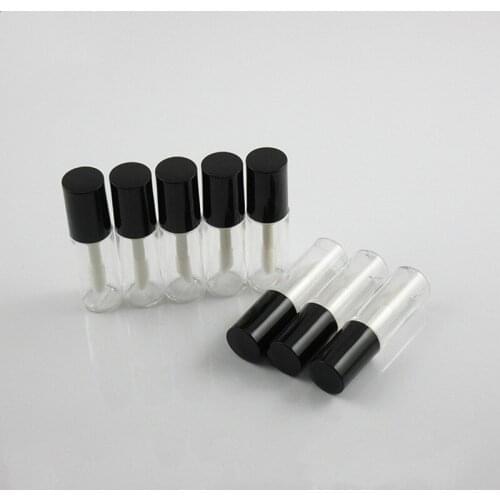Wholesale 3ML Empty Lipgloss Bottles Tubes DIY Liquid Lipstick Containers Round Sample Bottles Lip glos Tubes Lip Balm Tubes