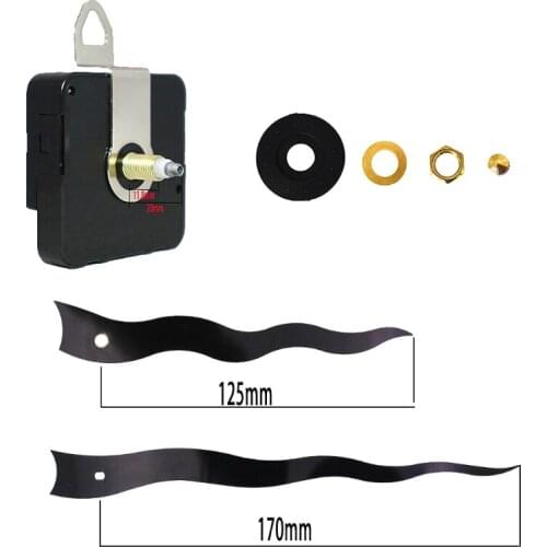 P15D Wave Clock Hands Quartz Clock Movement Set Mechanism DIY Kit Repair Replacement Parts Sweep Silent Wall Clock Accessories