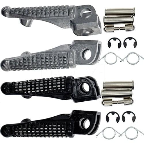 For Kawasaki NINJA ZX6R ZX636 ZX9R ZX10R ZX12R 250R EX250 ER6N ER6F ER6 650R EX650 GTR1400 Motorcycle Front Footrests Foot pegs