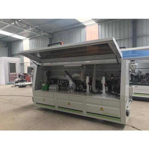 Full Automatic Woodworking Furniture PVC Veneer Corner Rounding trimming Edge Banding Machine