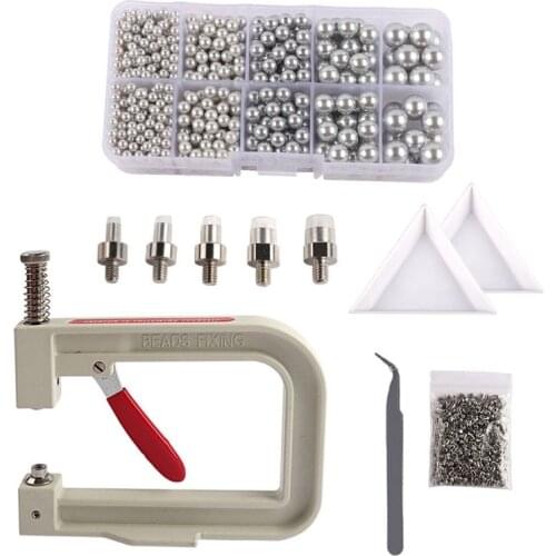 Hand Press Bead Machine Pearls Tool/ Manual Pearl Rivet For Clothes/Bags/Skirt Setting Machine DIY Accessories