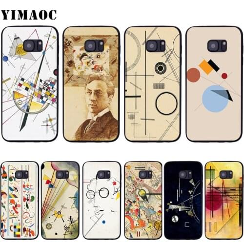 YIMAOC Wassily Kandinsky Case for Samsung Galaxy A7 A8 A9 A10 A20 A30 A40 A50 A70 M10 M20 M30 S10e J6 Plus