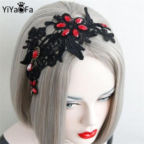 YiYaoFa Handmade Belt Hair Accessories Hair Rope Fashion Hair Bands Women Hair Jewelry Gothic Jewelry Women Accessories YFG-02