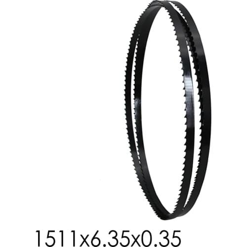 1 piece 59 1/2" x 1/4" x 0.014" Wood Band Saw Bandsaw Blade 1511mm TPI 6 for 9" Ryobi Skil Dewalt Delta Black decker