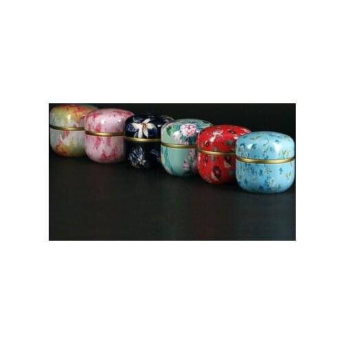10pcs Japanese style Kitchen Tea Box Jar Storage Holder Sweetmeats Candies Cans Teaware Tea Caddies tin containers storage box