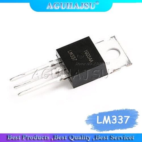 10pcs/lot LM337T LM337 TO-220 Negative Adjustable Regulator IC NEW In Stock