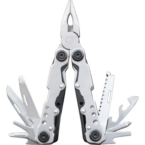 14 In 1 Multifunctional Pliers Folding Portable Outdoor Combination Knife Pliers Hand Tool Stainless Steel Camping Survival