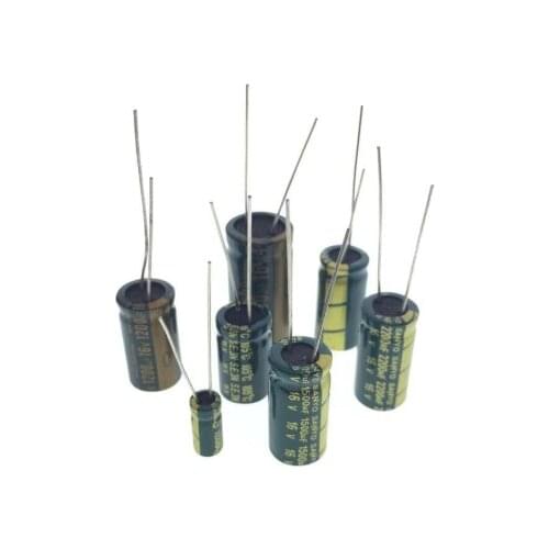 2-50pcs 10V 16V 25V 35V 50V High Frequency Low ESR Aluminum Capacitor 100UF 220UF 330UF 470UF 680UF 1000UF 1500UF 2200UF 3300UF