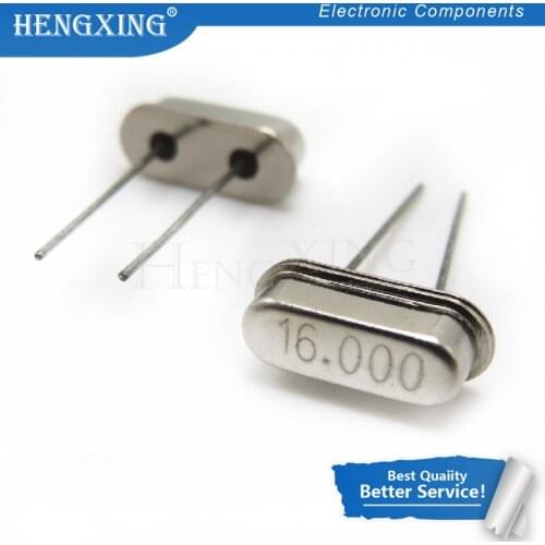 20pcs/lot hc-49s 16MHz Oscillator quartz resonator HC49S 49S 16M 16.000mhz DIP-2 crystal In Stock