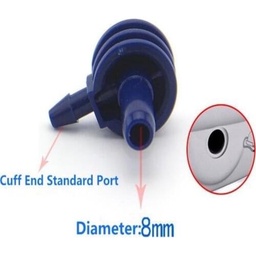 5pcs/lot The pipe connection hose interface connector tracheal cuff electronic sphygmomanometer arm L type Connector