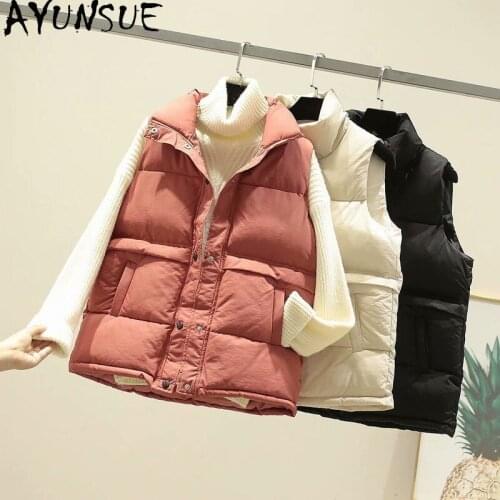 Женские пуховые жилеты AYUNSUE China At AliExpress