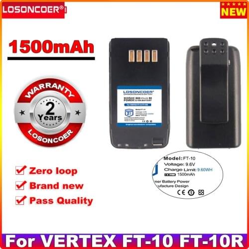Battery for Vertex FT-10 FT-10R FT-40 FT-40R FT-50 FT-50R VXA-100 YAESU New NI-MH Rechargeable Replacement 9.6V FNB-41 FNB-42