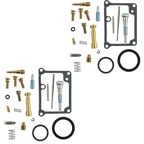 2 Sets Motorcycle Carburetor Repair Kit Gasket Jet Fit For Yamaha 200 YFS200 1988 1989 1990 1991 1992 1993 1994 1995 1996-2006