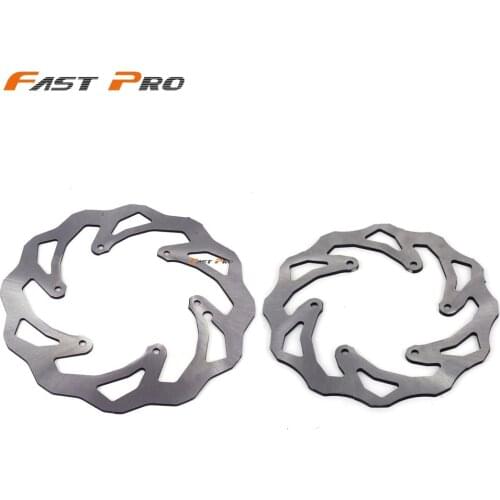 Motorcycle Front Rear Wavy Brake Disc Rotor Set For Husqvarna TC FC TX FX TE FE 125 150 200 250 300 350 400 450 501 2014-2020