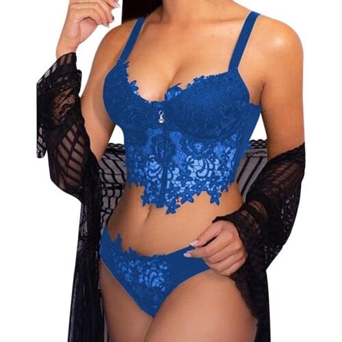 Lingerie Bras G-string Sets Sexy Bralette Bra Set Women Lingerie Underwear Women Sleepwear Nightwear Womens Intimates @40