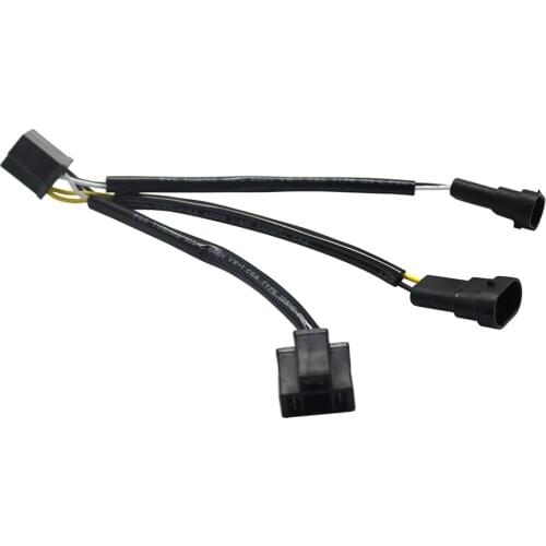 Wire Harness Adapter Plug and Play H4 to H8 and H9 and H4 for Fat Bob Lamp LED Headlight