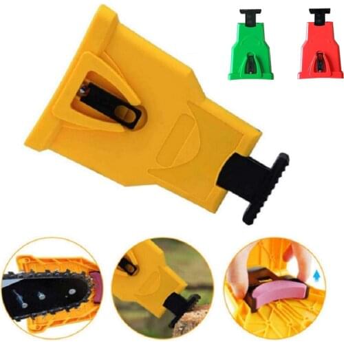 Chainsaw Teeth Sharpener Portable Sharpen Chain Saw Bar-Mount Fast Grinding Sharpening Chainsaw Chain Woodworking Tools