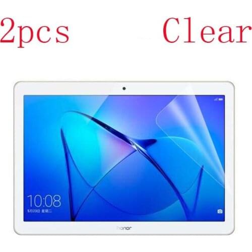 Transparent Screen Protector For Huawei Mediapad T3 9.6" 2017/Mediapad T5 10.1" 2018/ Huawei Honor WaterPlay 10.1"2017, 2PCS
