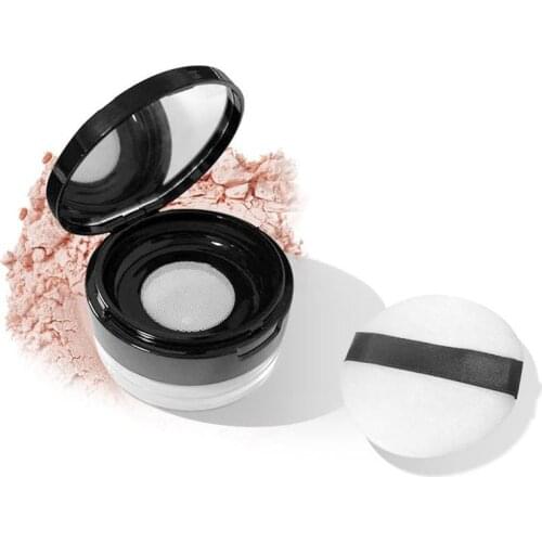 15g Empty Cosmetic Sifter Loose Powder Jar Container Box Travel Makeup Puff R6O6