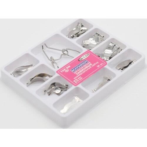 Dental Lab Matrix with Springclip No.1.330 Sectional Contoured Metal Matrices For Dentist Supplies