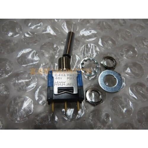 [VK]Imported Japanese NKK D2-2012P toggle switch 0.4VA 48V gold-plated band 2 feet 3fils