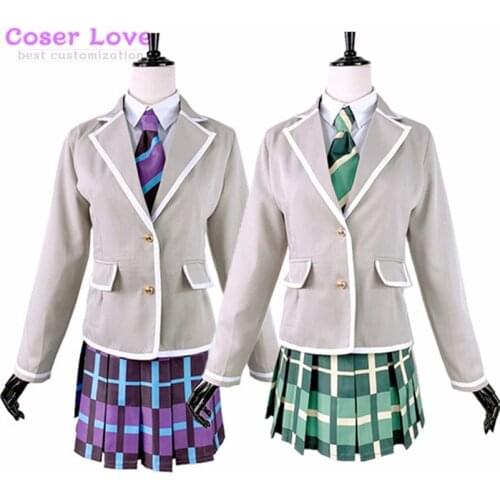 BanG Dream! Minato Yukina second grade winter uniform Cosplay Costume Halloween Christmas party performance Costume