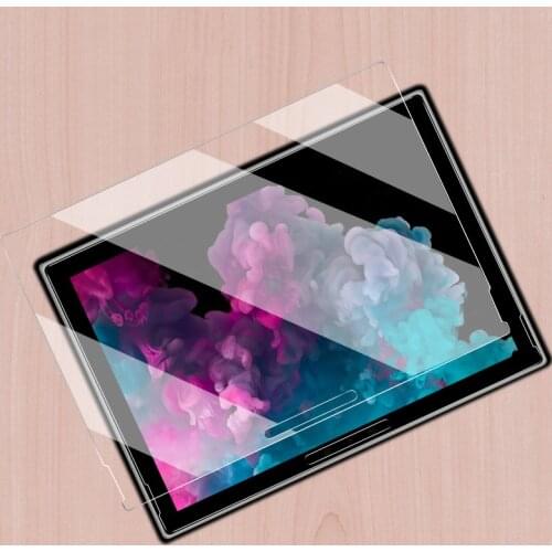 HD Tempered Glass for microsoft surface pro 7 screen protector Film for surface pro 4 3 5 Go 2 with back sticker protector