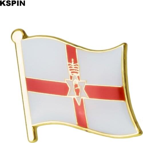 Badge Ireland Flag Metal Badges for Clothes Flag Badges Enamel Lapel Pin Rozet Metal Pin 10pcs XY0275