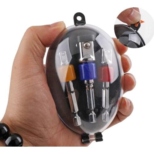 3pcs 1/4 3/8 1/2 color Sleeve Extension rod Adapter Electric wrench Arbors Electric drill connector Drive wrench Socke Adapter