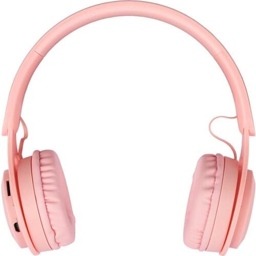 5.0 Wireless Stereo Headphone Bluetooth Kids Girls Earphone Colorful Noise Canceling Music Headset Portable Audio Accessories