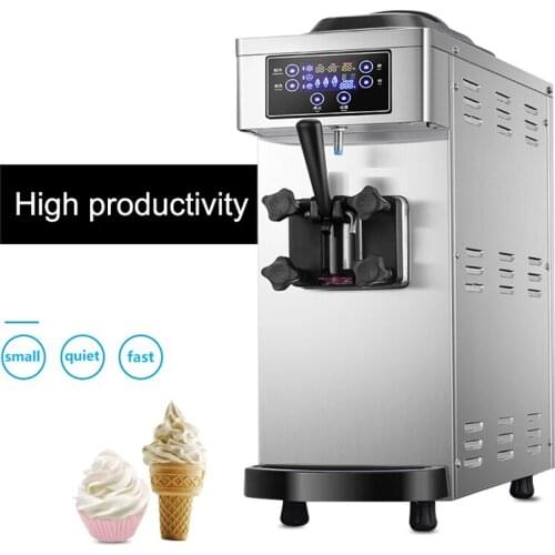 Commercial Ice Cream Machine High Productivity Single Flavor Soft Ice Cream Maker Stainless Steel Ice Cream Machine