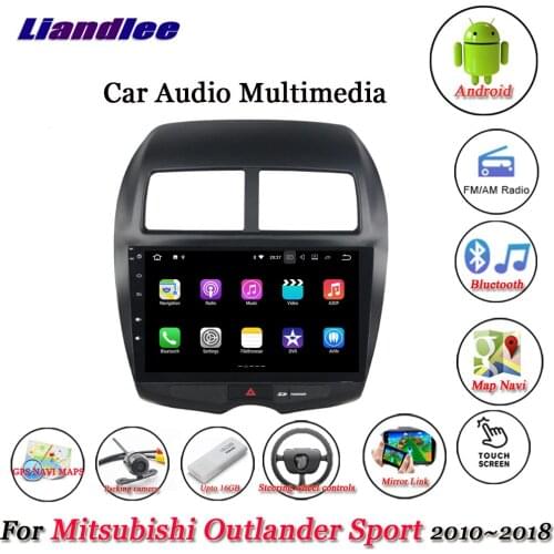 Car Android Multimedia System For Mitsubishi Outlander Sport 2010-2018 Stereo Video Wifi GPS Navigation HD Screen
