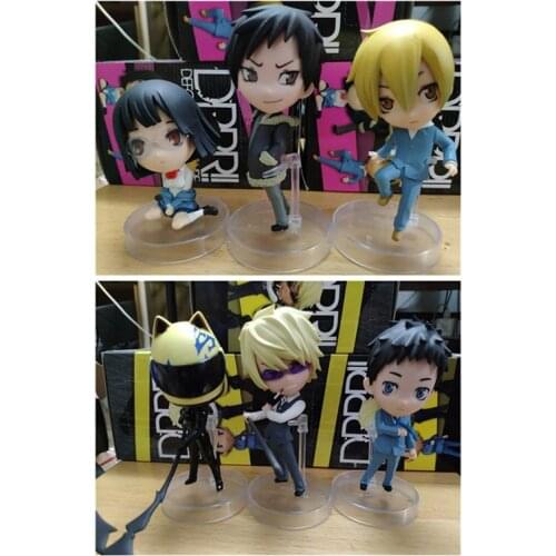 Bandai Animation Durarara Heiwajima Shizuo Orihara Izaya Sonohara Anri Ryugamine Mikado Kida Masaomi PVC Model Toy