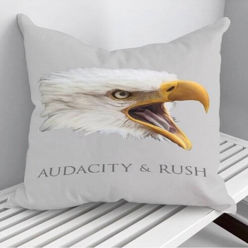 Bald Eagle Audacity Rush Throw Pillows Cushion Cover On Sofa Home Decor 45*45cm 40*40cm Gift Pillowcase Cojines Dropshipping