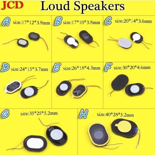 Common Maintenance parts Earpiece Speaker Ear Oval loudspeaker with electric wire 17*10*3.8/17*12*3.8/20*14*3.6/24*15*3
