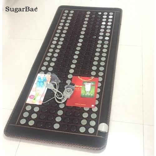 Health Care Heating Jade Cushion Natural Tourmaline Mat Physical Therapy Mat Heated Mattress 4 Size Available