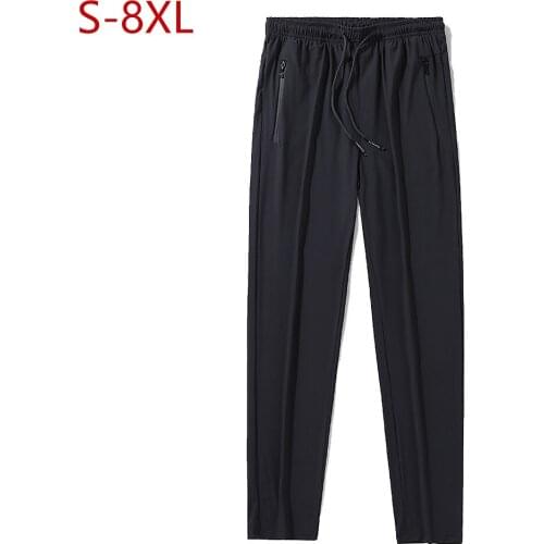 Plus Big Size 8XL Joggers Men Pants Casual Elastic Waist Sweatpants Lightweight Tracksuit Drawstring Comfortable Trouser for Men