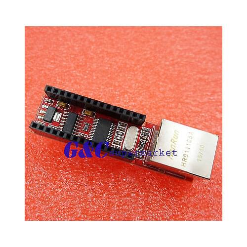 ENC28J60 Ethernet shielded Nano V3.0 RJ45 web server module diy electronics for arduino nano diy electronics