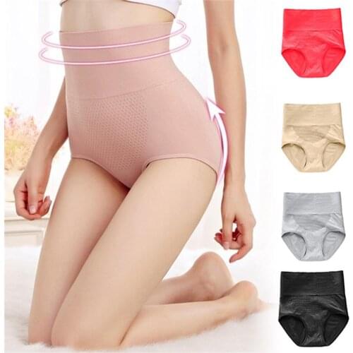 Vrouwen Hoge Taille Ademend Naadloze Tummy Controle Body Shaper Sofe Comfortabele Slips Afslanken Ondergoed Gezondheidszorg