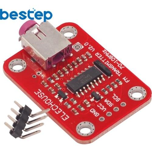 FM Transmitter Module V2.0 Digital FM Radio Module For Arduino Microphone Audio