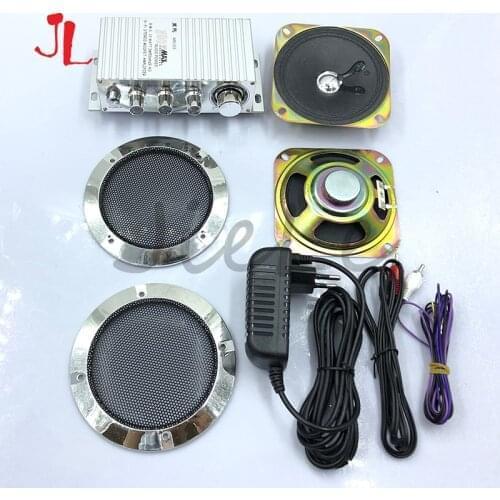 Hi-Fi Audio Stereo Amplifier Arcade Game Audio Kit 4 inch Speaker for Raspberry Pi Multi Game PCB Pinball Machine