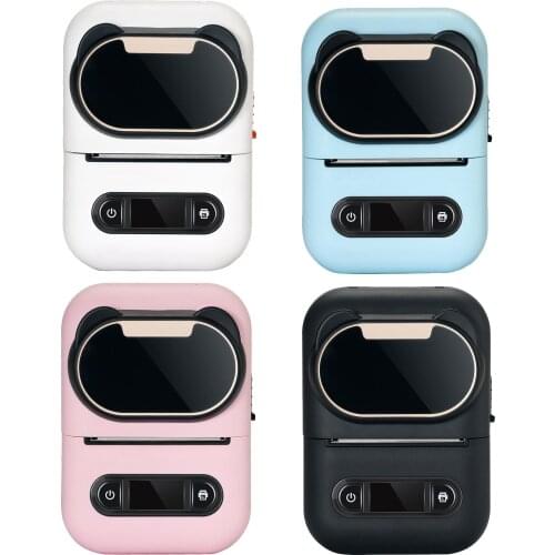 Multi-functional Mini Portable Label Maker Machine Portable Wireless Connection Label Printer for Smartphone