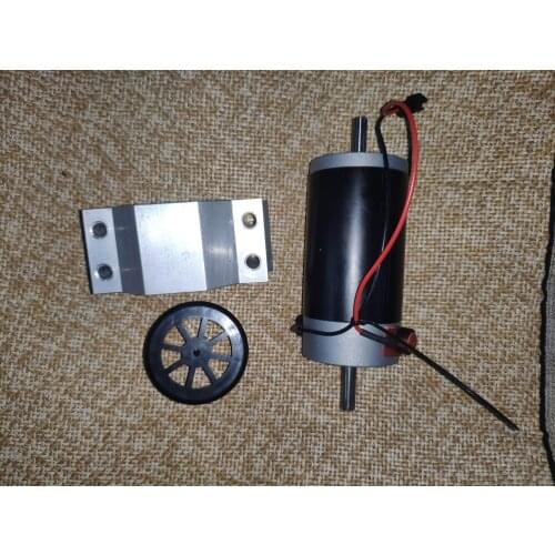 54mm CNC Spindle Motor 300W 24V + Mounting Bracket + Cooling Fan for CNC Engraving Machine Carving Machine
