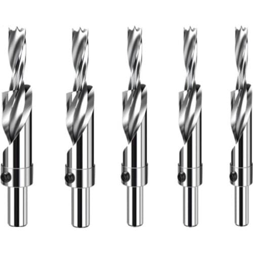 5Pcs HSS Countersink Drills Bit Set Carpentry Reamer Woodworking Chamfer,Countersink Drill Bits for Wood Screw Cutter