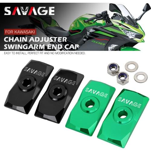 Chain Adjuster Swingarm End Cap For KAWASAKI NINJA 400 250R 250SL 300 Z400 Z250 Z300 VERSYS-X 300 250 Motorcycle Accessories