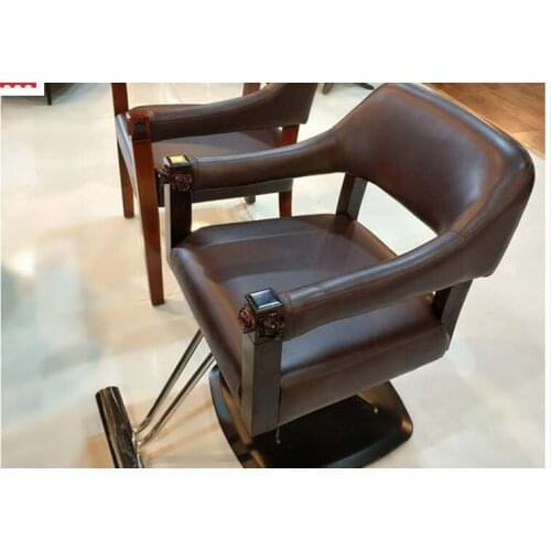Hairdressing retro iron industrial wind hair chair factory direct hair salon barber shop special swivel chair