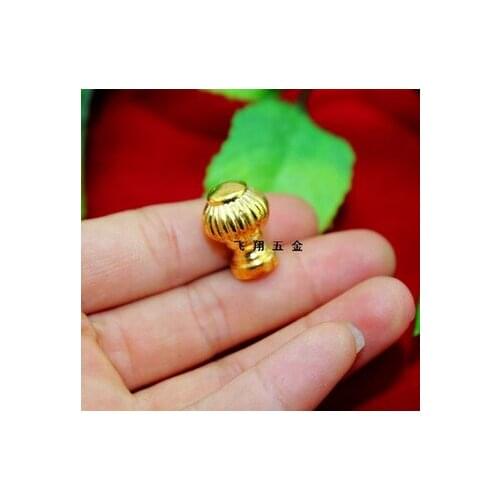 A9 Vintage cabinet drawer handles knobs jewelry wooden box pulls antique Wardrobe furniture 19MM*14MM round single hole handle