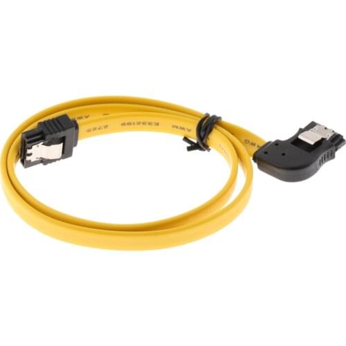 SATA3.0 III Data Cable Straight to Right Angle Plug for HDD High Speed 6GB/s